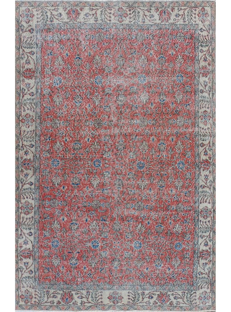 Alfombra Persa Vintage de Lana de 2.60 x 1.40 mts, AA028-0
