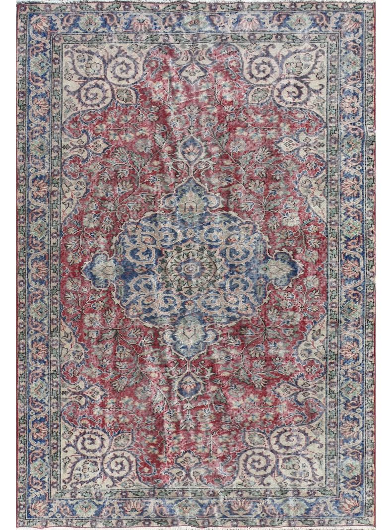 Alfombra Persa Vintage de Lana de 3.00 x 1.50 mts, AA106-0