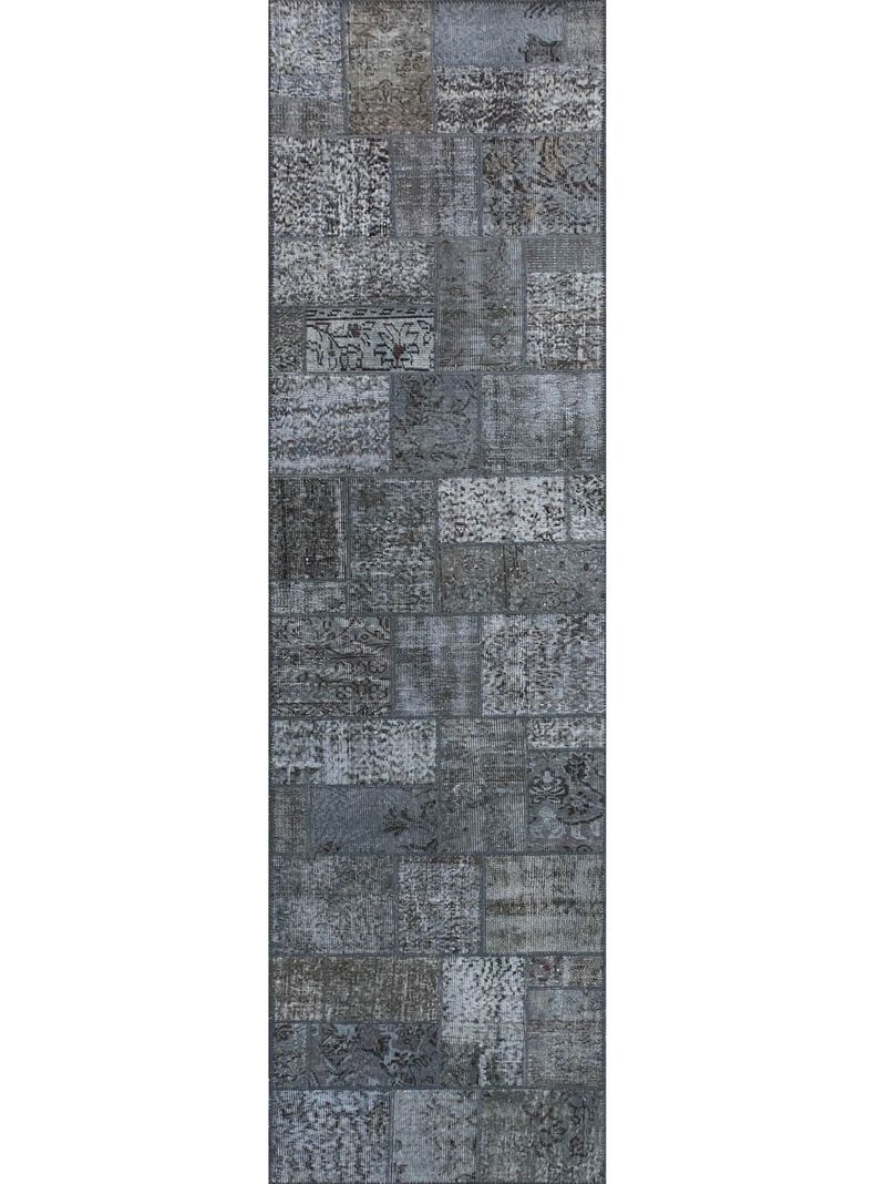 Alfombra Persa de Lana, Patchwork Estambul de 3.50 x 0.80 mts, AA011-0