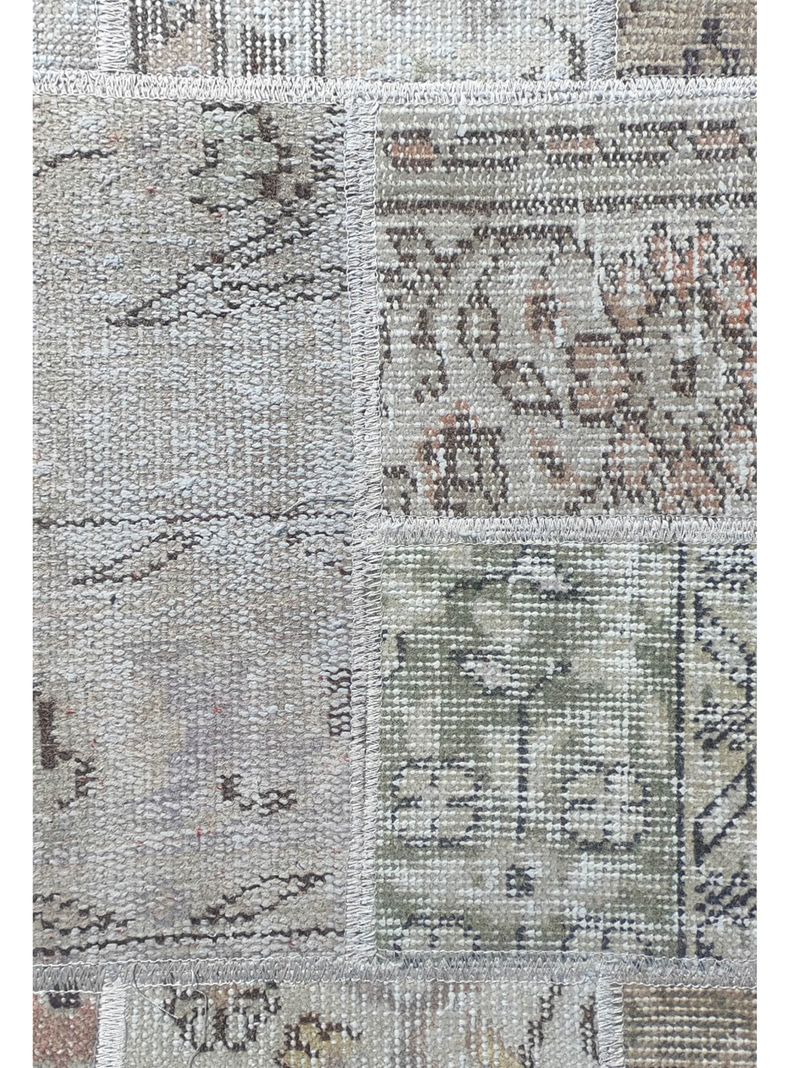 Alfombra Persa de Lana, Patchwork Estambul de 3.50 x 0.80 mts, AA076-1