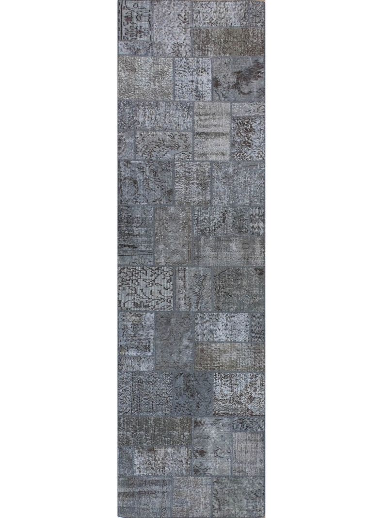 Alfombra Persa de Lana, Patchwork Estambul de 3.50 x 0.80 mts, AA008-0