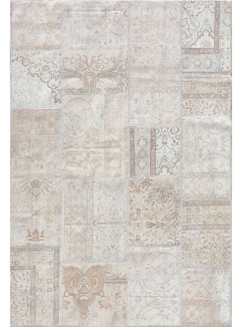 Alfombra Persa de Lana, Patchwork Vintage de 2.40 x 1.70 mts, AA062-0