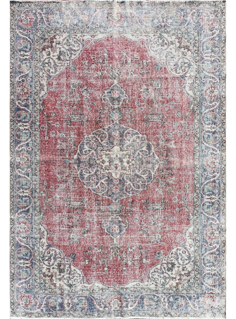 Alfombra Persa Vintage de Lana de 2.70 x 1.80 mts, AA094-0