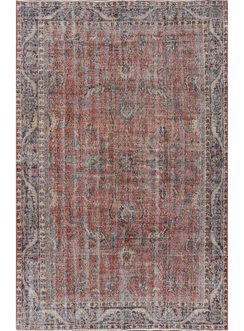 Alfombra Persa Vintage de Lana de 3.00 x 1.90 mts, AA107-0