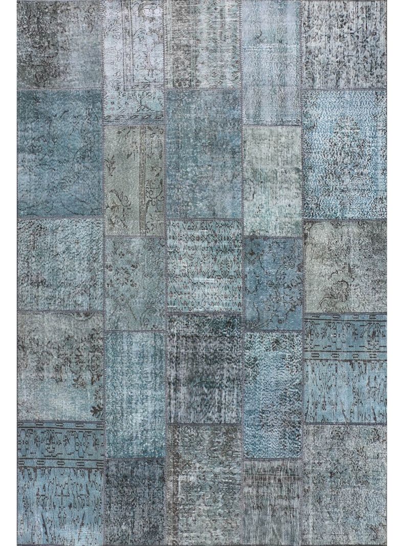 Alfombra Persa de Lana, Patchwork Vintage de 3.00 x 2.50 mts, AA075-0