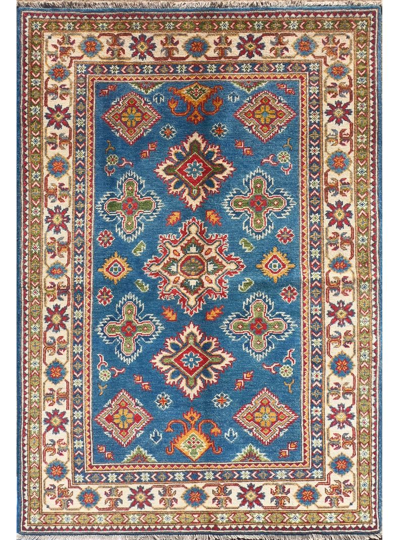 Alfombra Persa Clásica de Lana, Kazak de 1.90 x 1.20 mts., KZ197-0