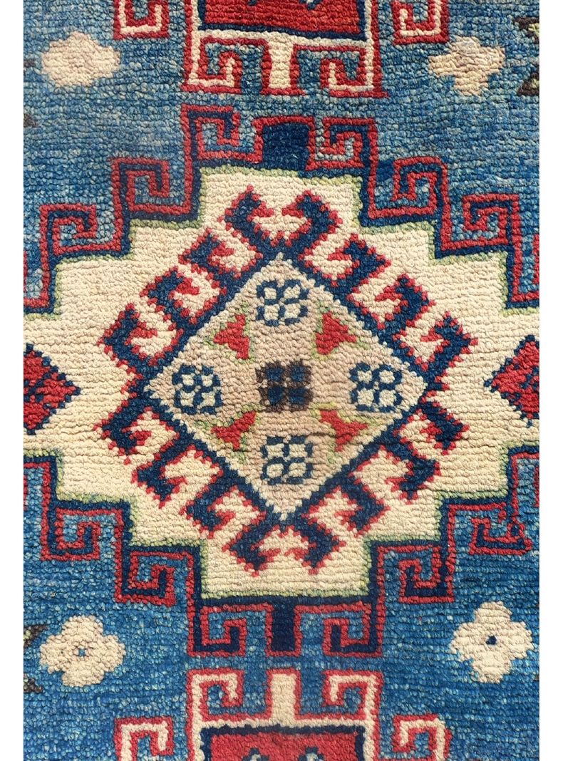 Alfombra Persa Clásica de Lana, Kazak 1.10 x 0.90 mts, KZ143-1