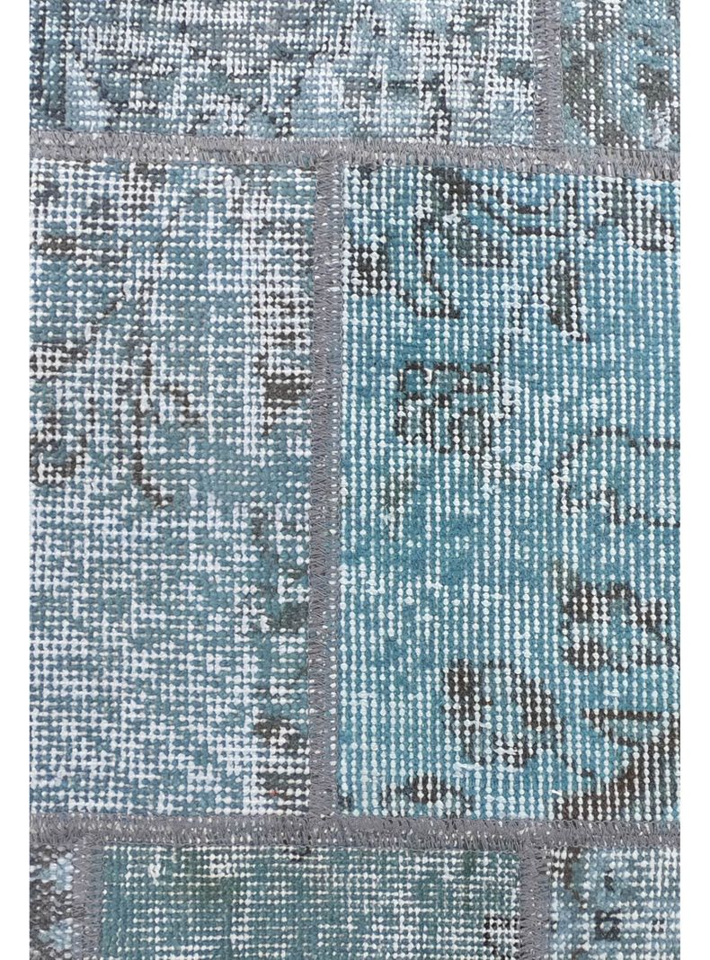 Alfombra Persa de Lana, Patchwork Estambul de 3.50 x 0.80 mts, AA014-1