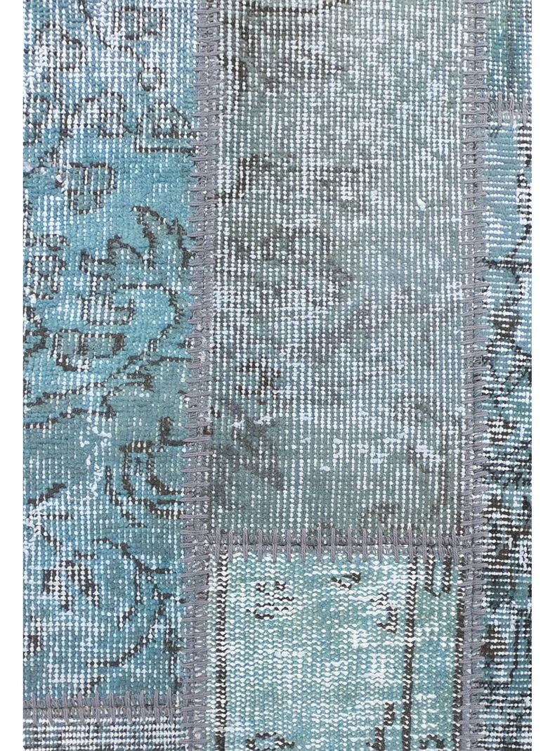 Alfombra Persa de Lana, Patchwork Vintage de 3.50 x 0.80 mts, AA020-1