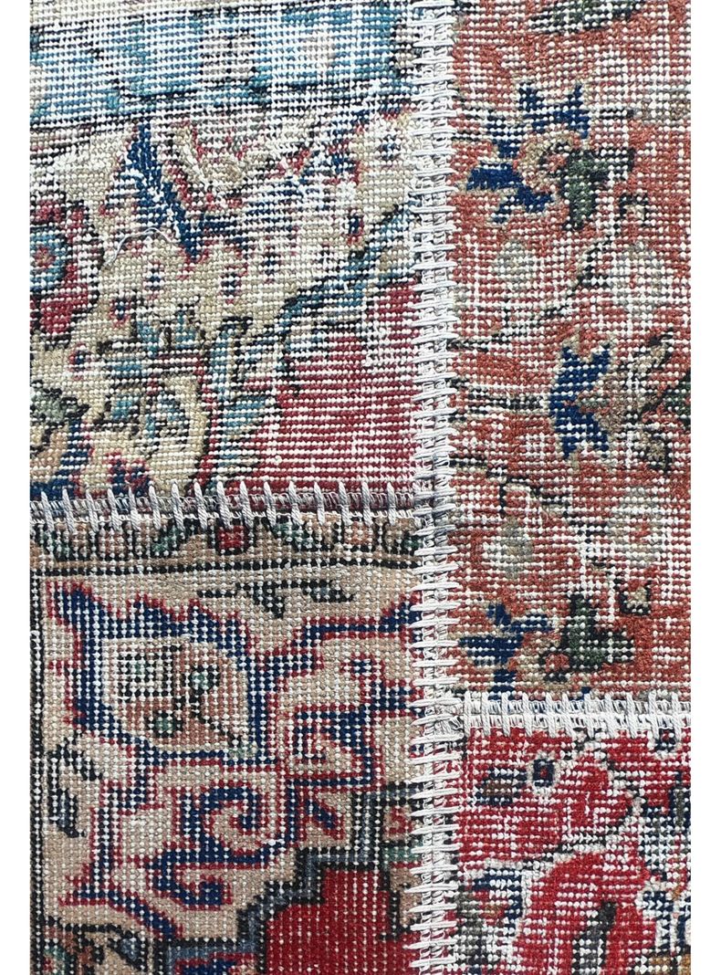 Alfombra Persa de Lana, Patchwork Vintage de 2.00 x 1.50 mts, AA054-1