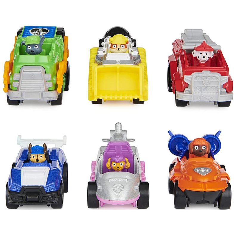Juguete Pack 6 Autos Paw Patrol Infantil-1