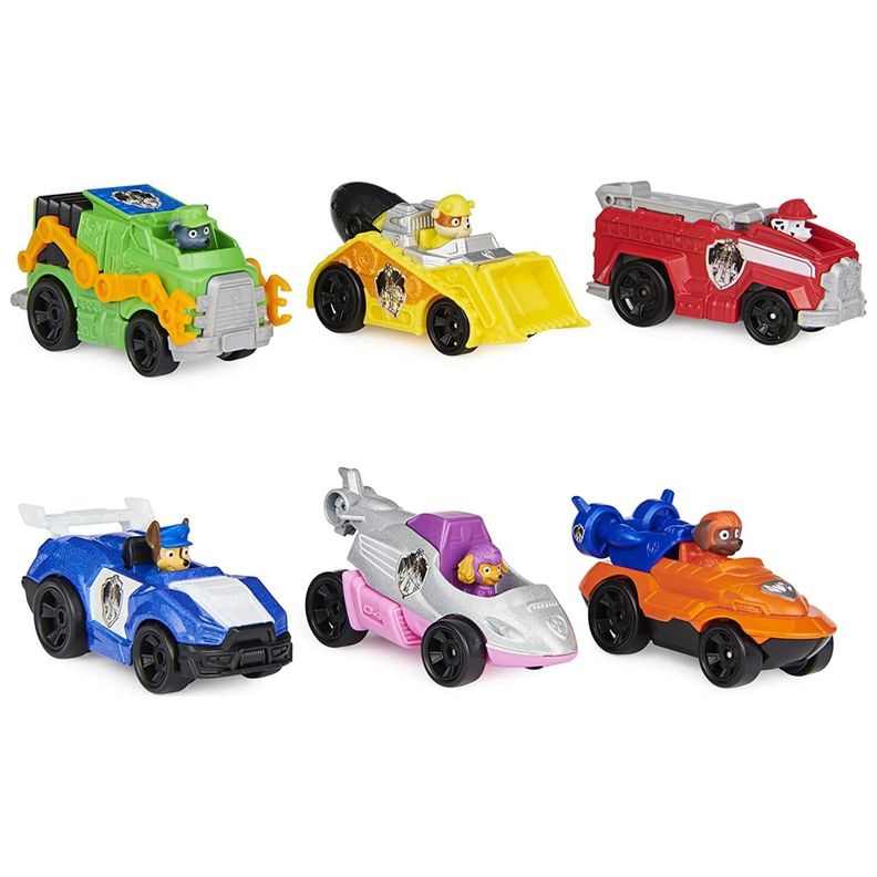 Juguete Pack 6 Autos Paw Patrol Infantil-2