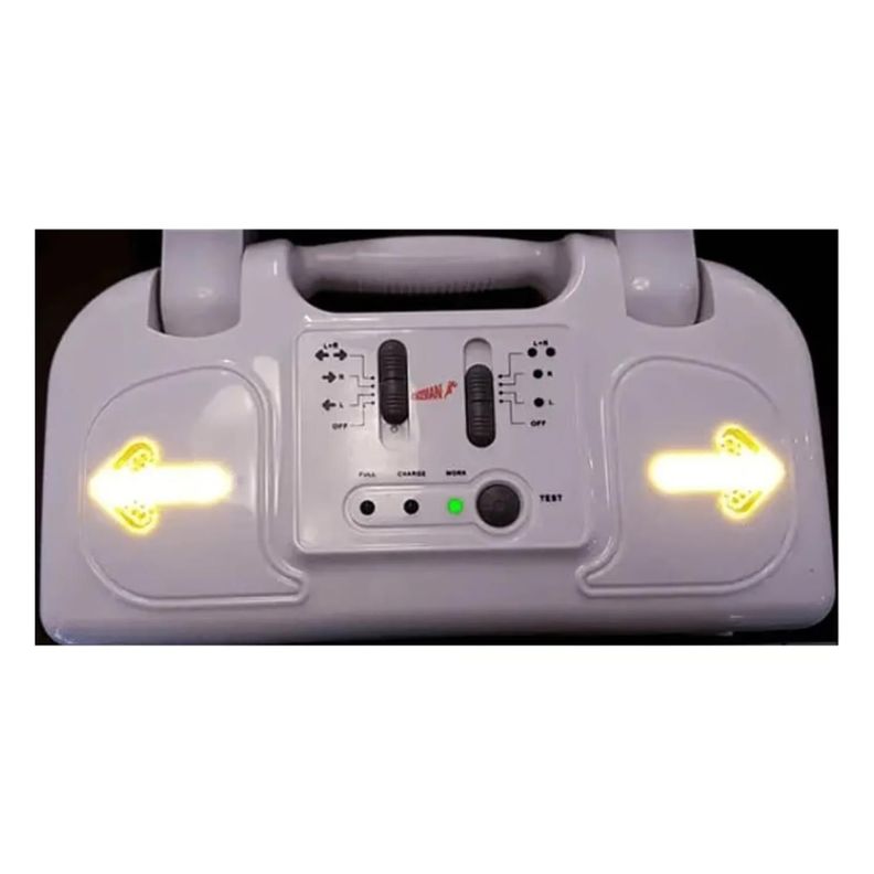 Lampara De Emergencia 2 Focos LED 10W Blanco-2