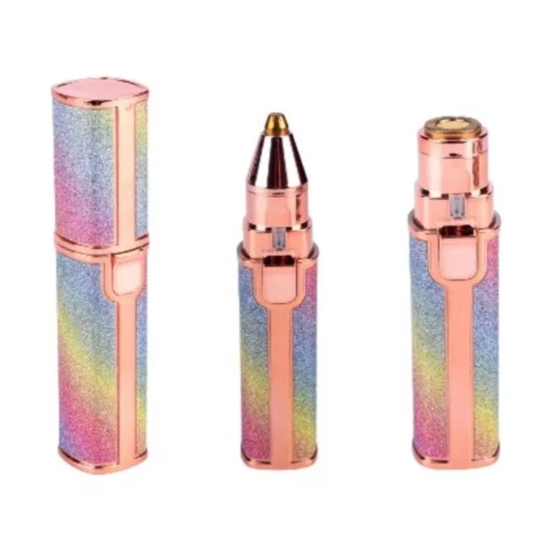 Depiladora Facial 2En1 Femenino Portatil Recargable Luz LED-0