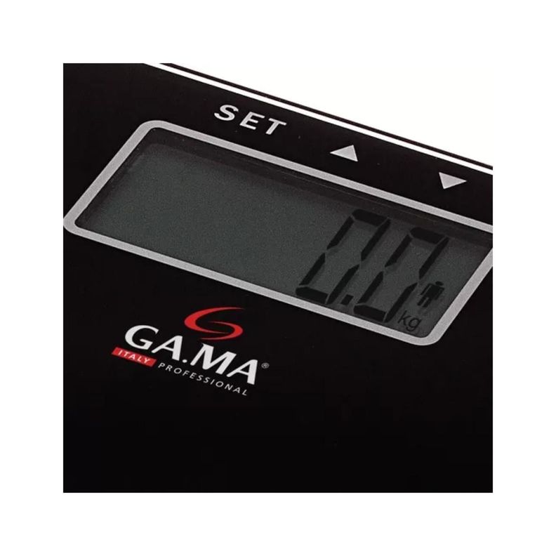 Balanza Peso Digital 150Kg Negro Luxury Negro SCF2000-1