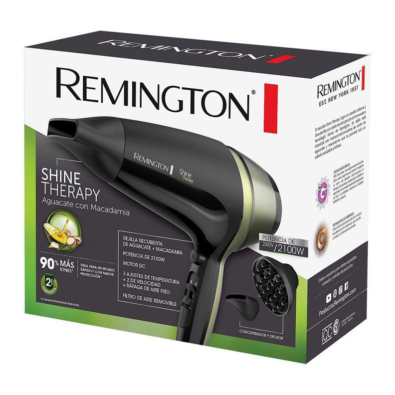 Secador De Cabello Pelo 2100W Shine Therapy D13A-3
