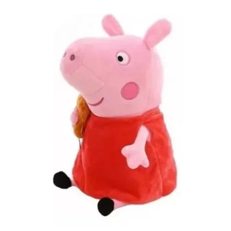 Juguete Peluche Peppa Pig 25cm Felpa Rosado Infantil-2
