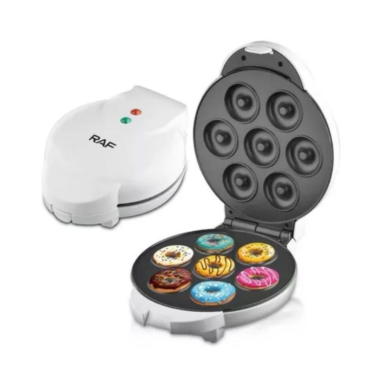 Maquina Para Hacer 7 Mini Donas 850W Antiadherente R572-2