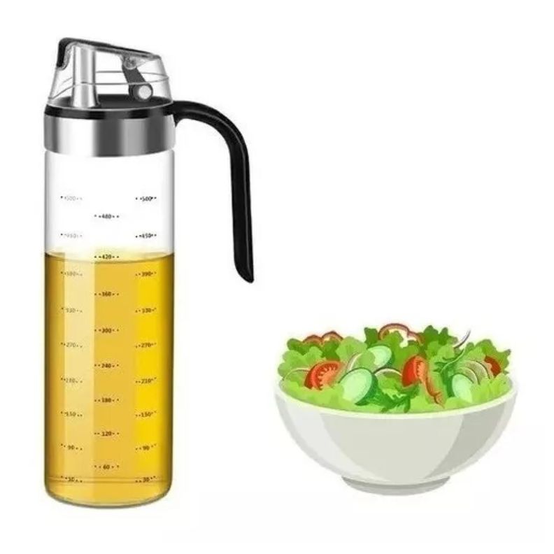 Botella De Aceite 550ml Con Tapa De Apertura-0