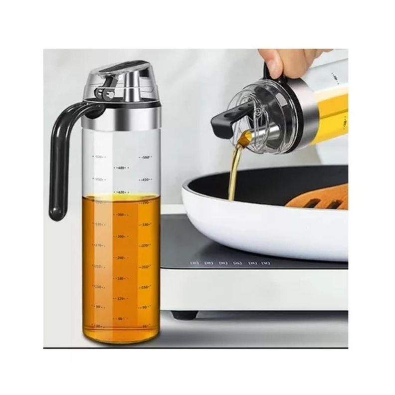 Botella De Aceite 550ml Con Tapa De Apertura-2