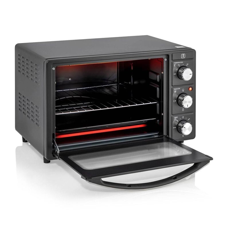 Horno Electrico 25L 1500W 250°C Negro Grill TH-25N01-5