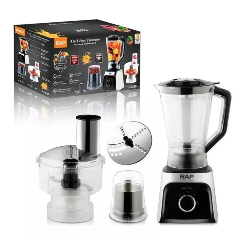Procesador De alimentos 1200W Licuadora 4 En 1 R2858 Raf-4