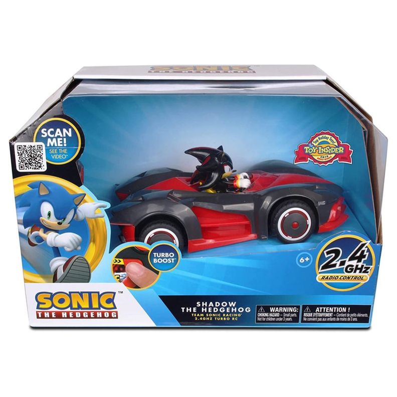 Juguete Figura Shadow Sonic The Hedgehog Auto A Control Remoto-3