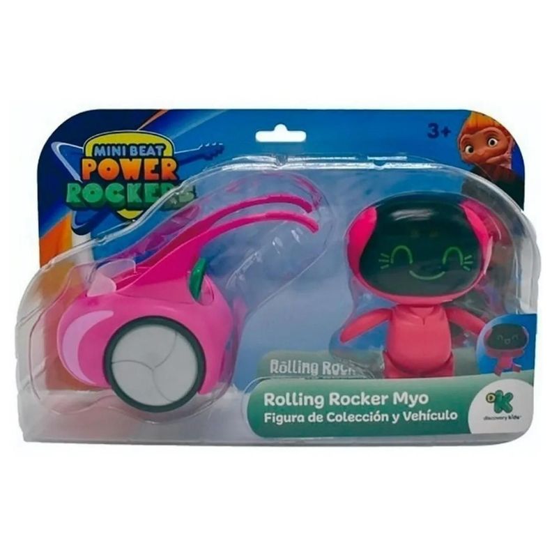 Juguete Pack 4 Figuras Power Rockers Con Automovil Infantil