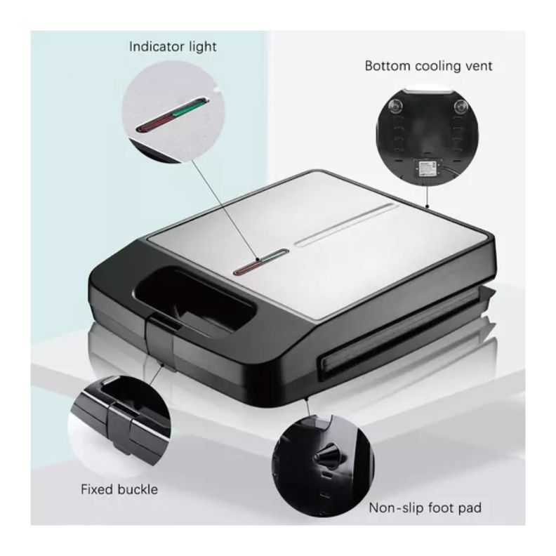 Panini Sandwichera Electrica Tostadora Gill R516-3