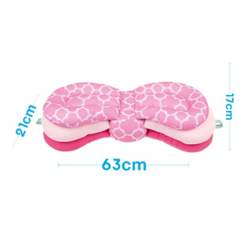 Almohada Cojin Para Lactancia Amamantar Bebe Rosado-2