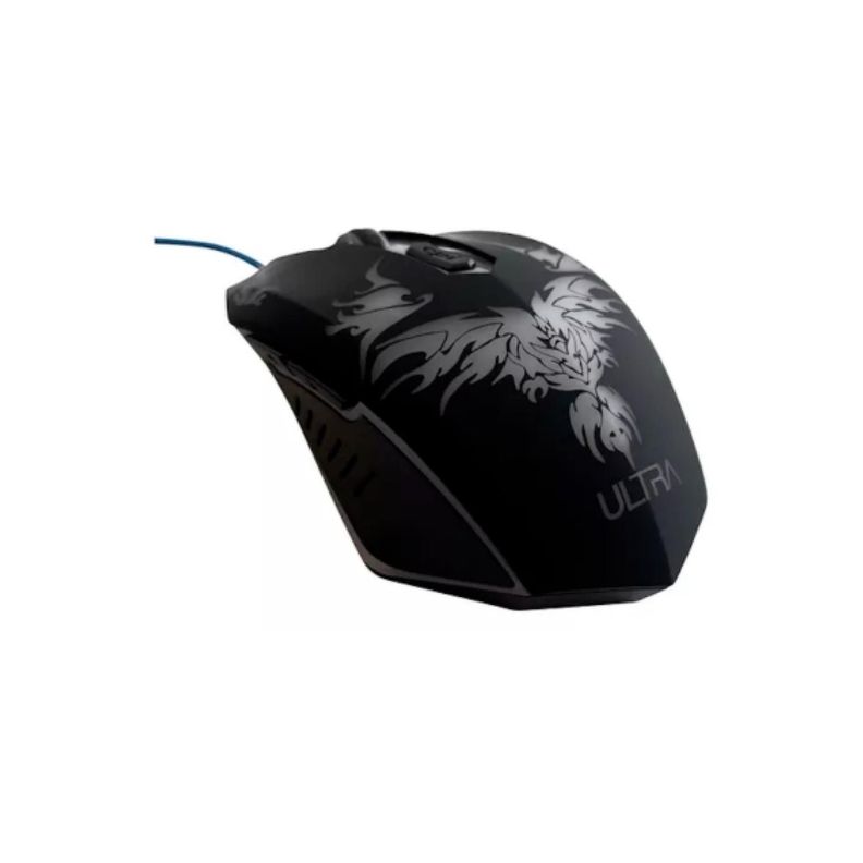 Mouse Gamer Alambrico USB Ergonomico 2400DPI RGB X8 Negro