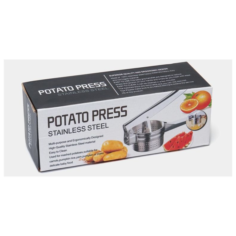 Exprimidor Manual De Papas O Frutas Para Jugos Metalico-4