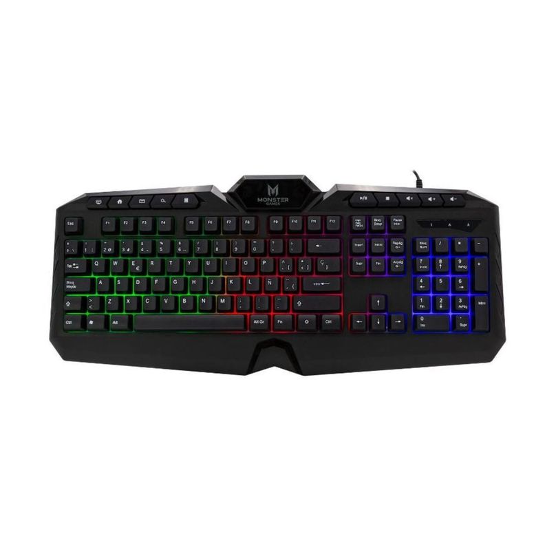 Teclado Gamer USB RGB Negro Onset