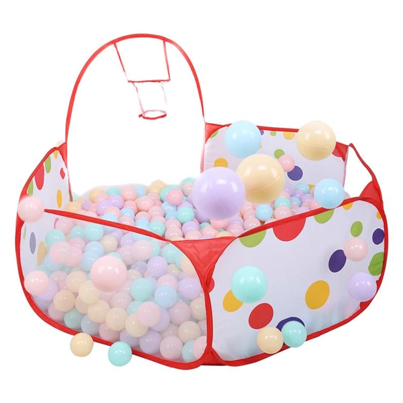 Juguete Piscina De Pelotas De Colores Infantil Plegable-0