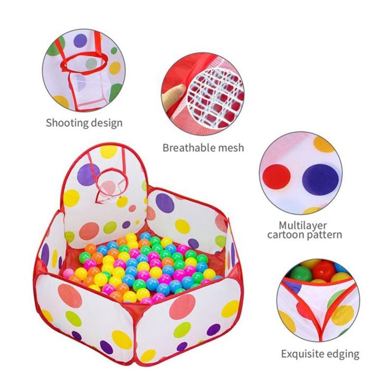 Juguete Piscina De Pelotas De Colores Infantil Plegable-1