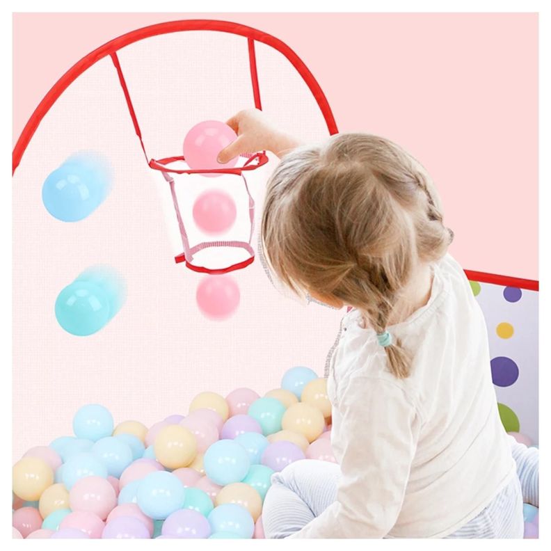 Juguete Piscina De Pelotas De Colores Infantil Plegable-4