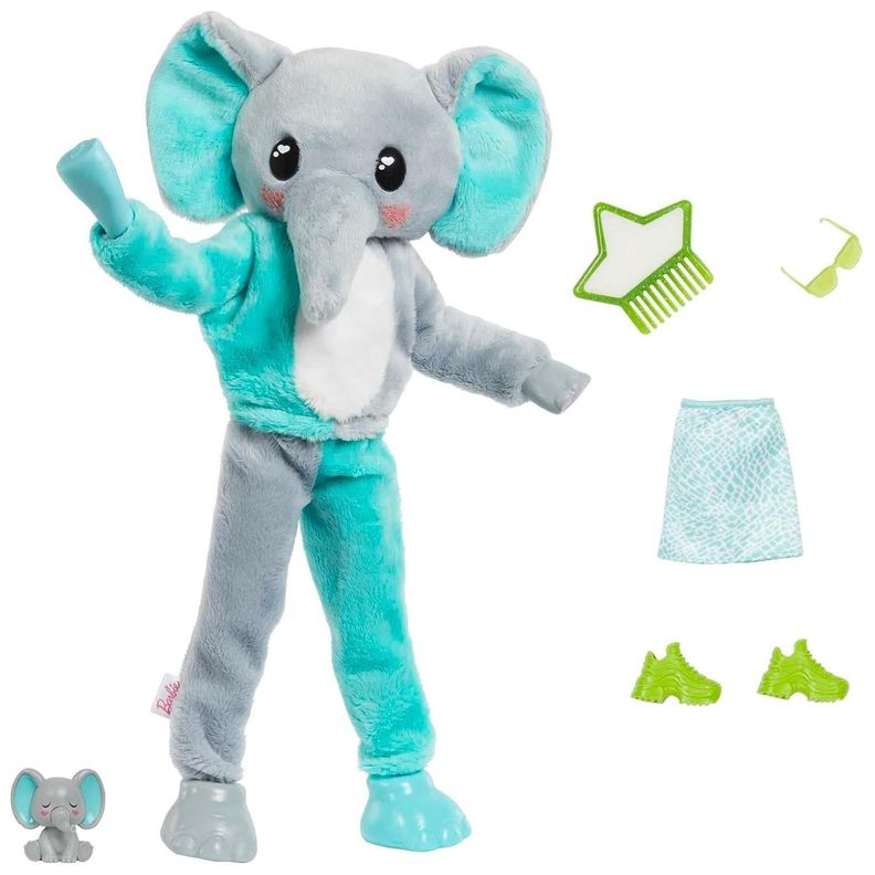 Juguete Figura De Accion Barbie Barbie Cutie Reveal Elefante Barbie-1
