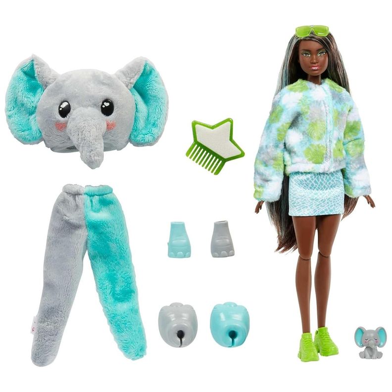 Juguete Figura De Accion Barbie Barbie Cutie Reveal Elefante Barbie-2