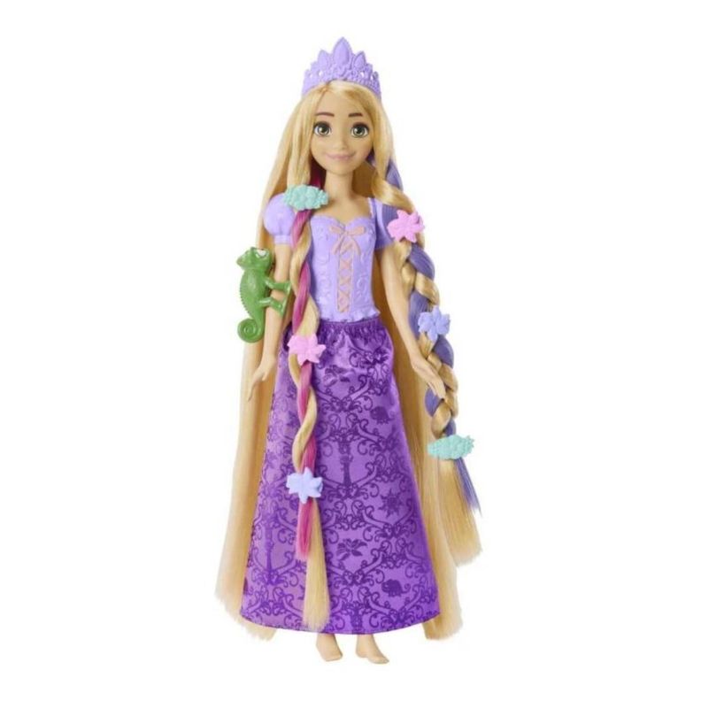 Juguete Figura De Accion Rapunzel Cabello Largo Y Accesorios