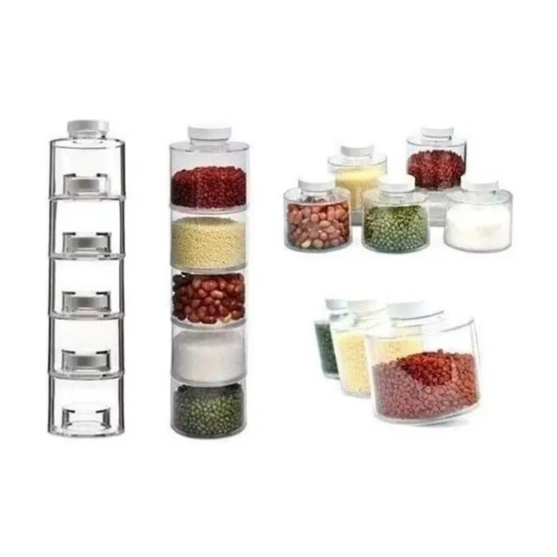 Especieros Modular Para Cocina 3 TorreS 12 Frascos Giro 360°-4