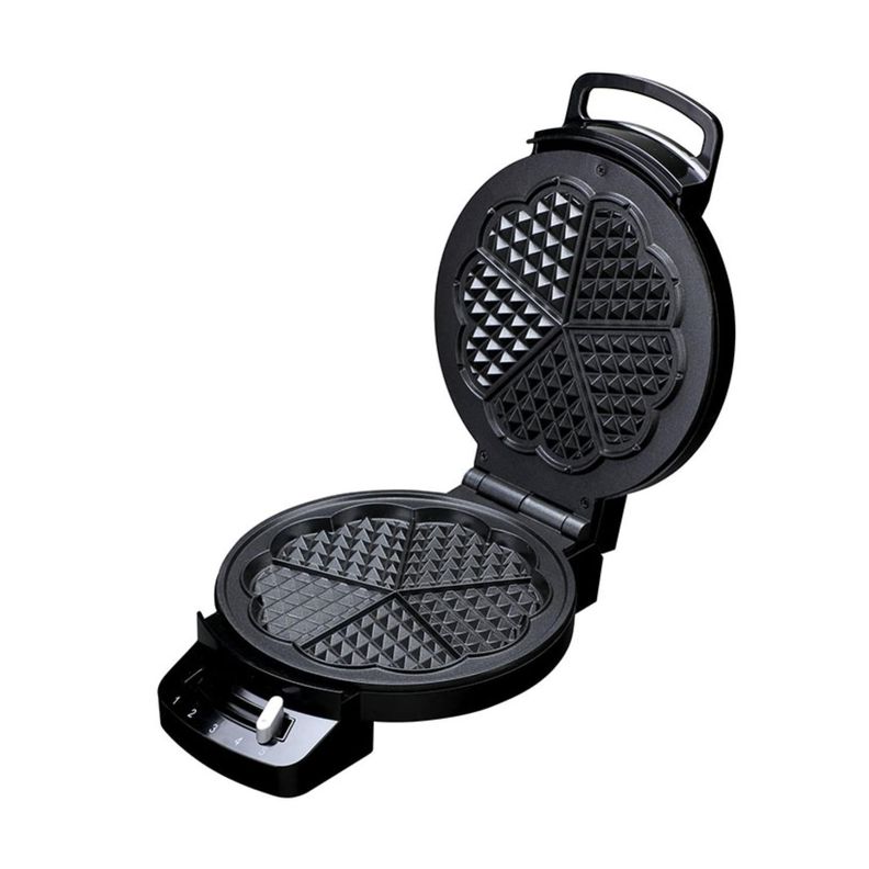 Maquina Para Waffles Waffle En Corazon BWC078-0