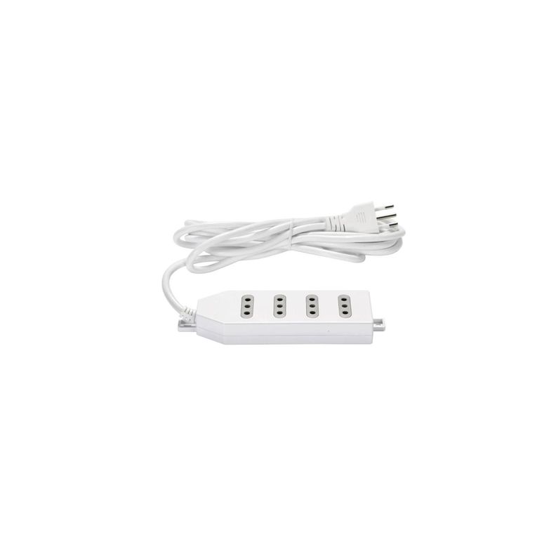 Zapatilla Alargador 3mt 4 Entradas Blanco-1