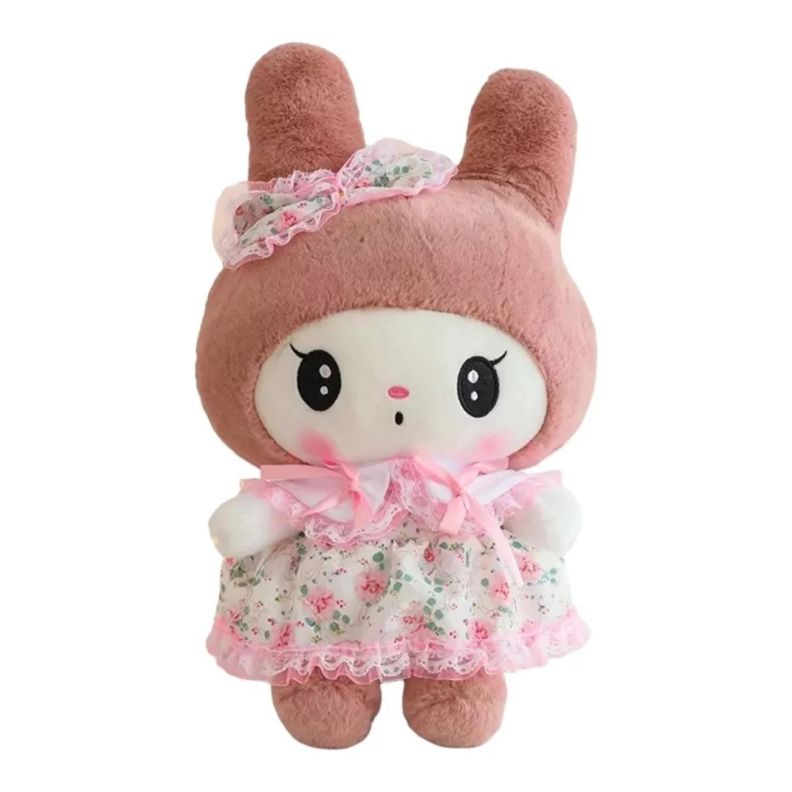 Juguete Peluche My Melody Lolita 55cm Vestido Rosado Infantil-0