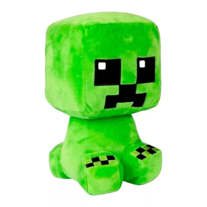 Juguete Peluche Creeper 20cm Verde Minecraft Infantil-0