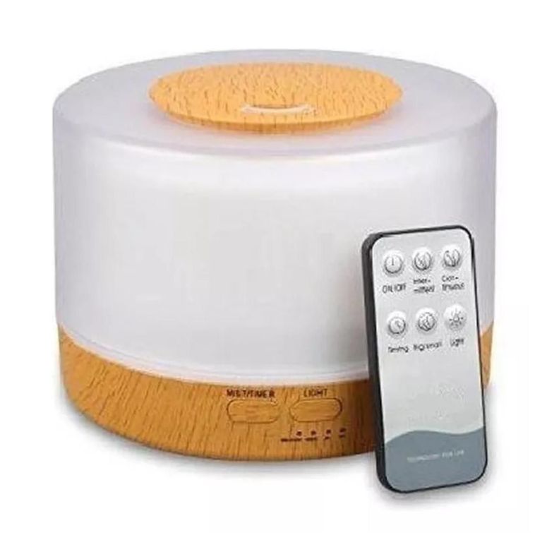 Humidificador Difusor De Aromas LED 500ml 7 Colores Control-0