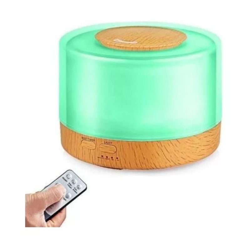 Humidificador Difusor De Aromas LED 500ml 7 Colores Control-1