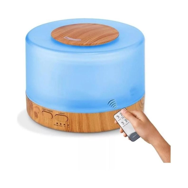 Humidificador Difusor De Aromas LED 500ml 7 Colores Control-3