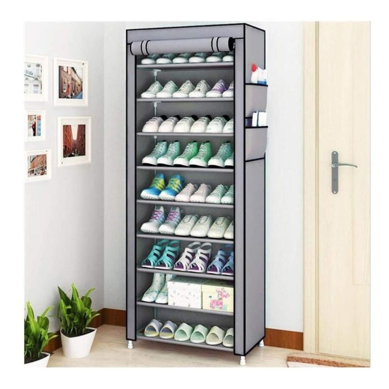Organizador Armario Zapatera 10 Niveles 30 Pares 158x58x30cm-1