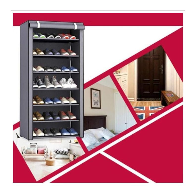 Organizador Armario Zapatera 10 Niveles 30 Pares 158x58x30cm-2