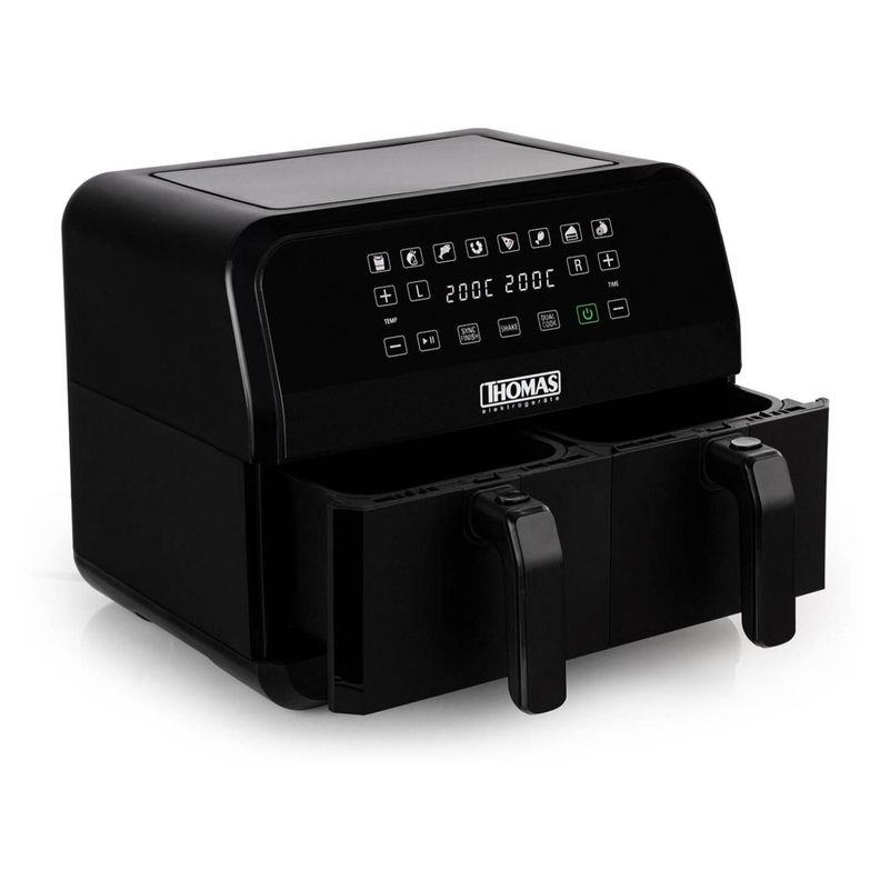 Freidora De Aire Air Fryer Digital 2 Canastas 4L C/U TH-AF80DI-1